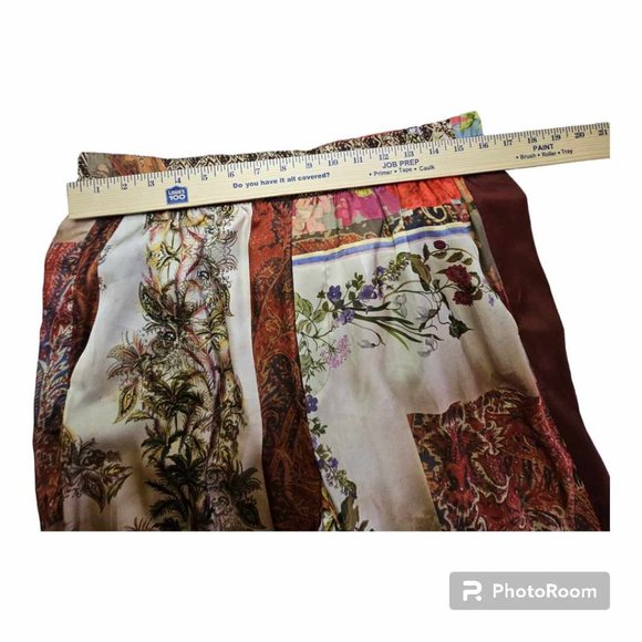 Zara Multicolor Patchwork Pants - Picture 8 of 8